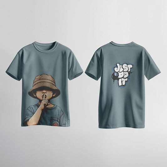 "Just Do It" Street Art Graphic T-Shirt